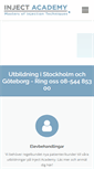 Mobile Screenshot of injectacademy.com